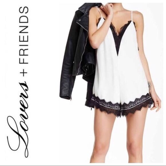 Lovers + Friends Gem Lace Romper - Picture 5 of 10